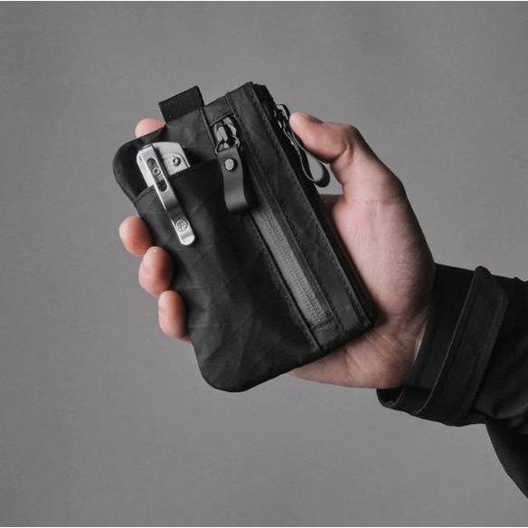 

sale! alpaka zip pouch pro (dompet untuk kartu kredit, uang kertas, & koin)