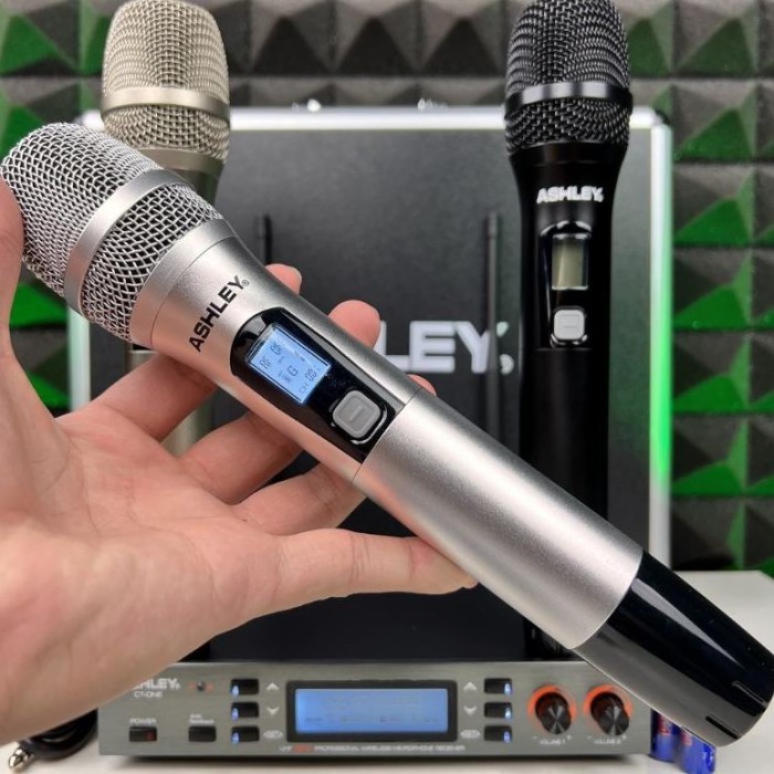 Hilmawanmall - Ashley Mic Wireless Ct One Original Anti Feedback - Microphone