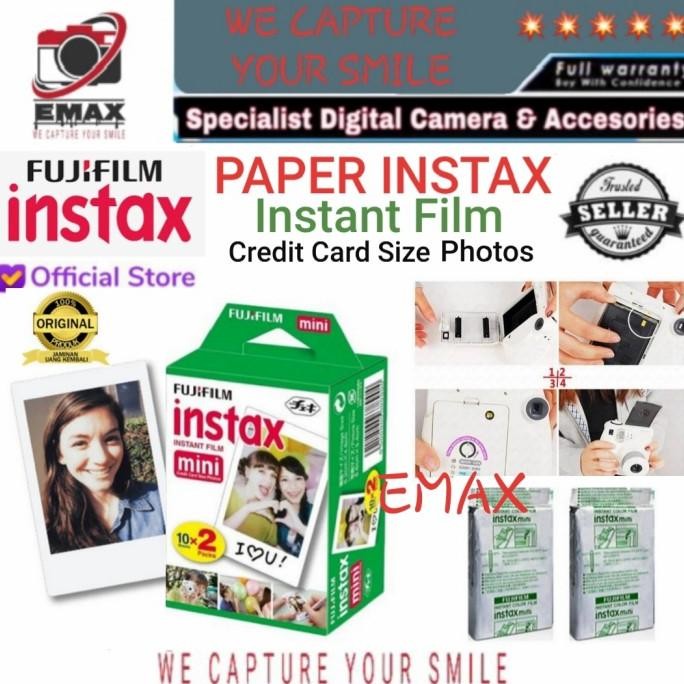 

sale! fujifilm instax mini paper polos refill fuji film isi kertas photo