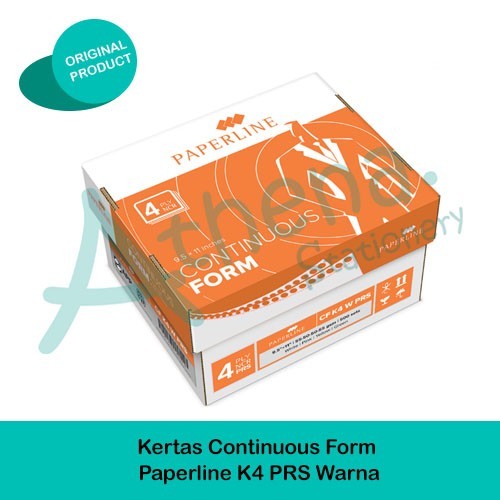 

Countinous Form Paperline K4 PRS Warna /9.5 x11/2 - 4Ply