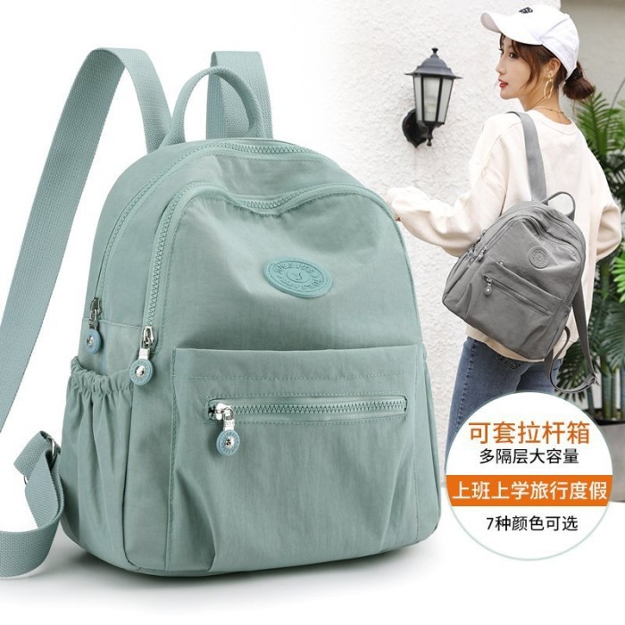 NEW Tas Ransel Wanita Polos Sport Import Ala Korea lv0267/Backpack Sekolah