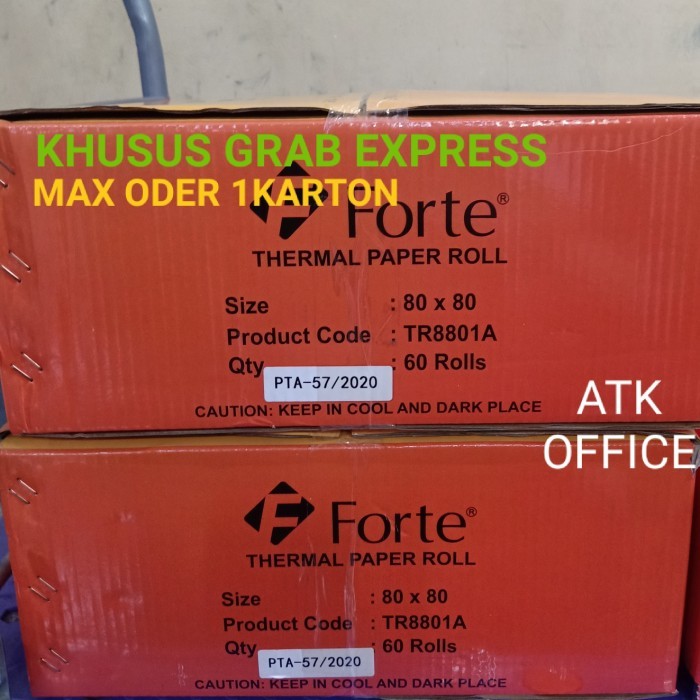 

Kertas Thermal Roll 80 x 80 telstruk SEDUS(60 ROLL)KHUSUS GRAB EXPRESS