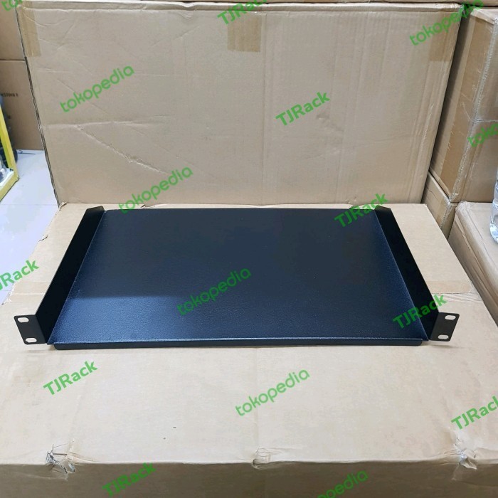 tatakan rack server 1u / shelf rack 1u