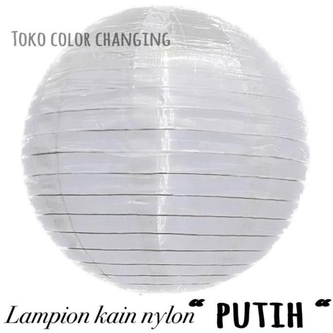Buruan beli] lampion kain natal 35 cm bulat dekorasi christmas outdoor taman mall