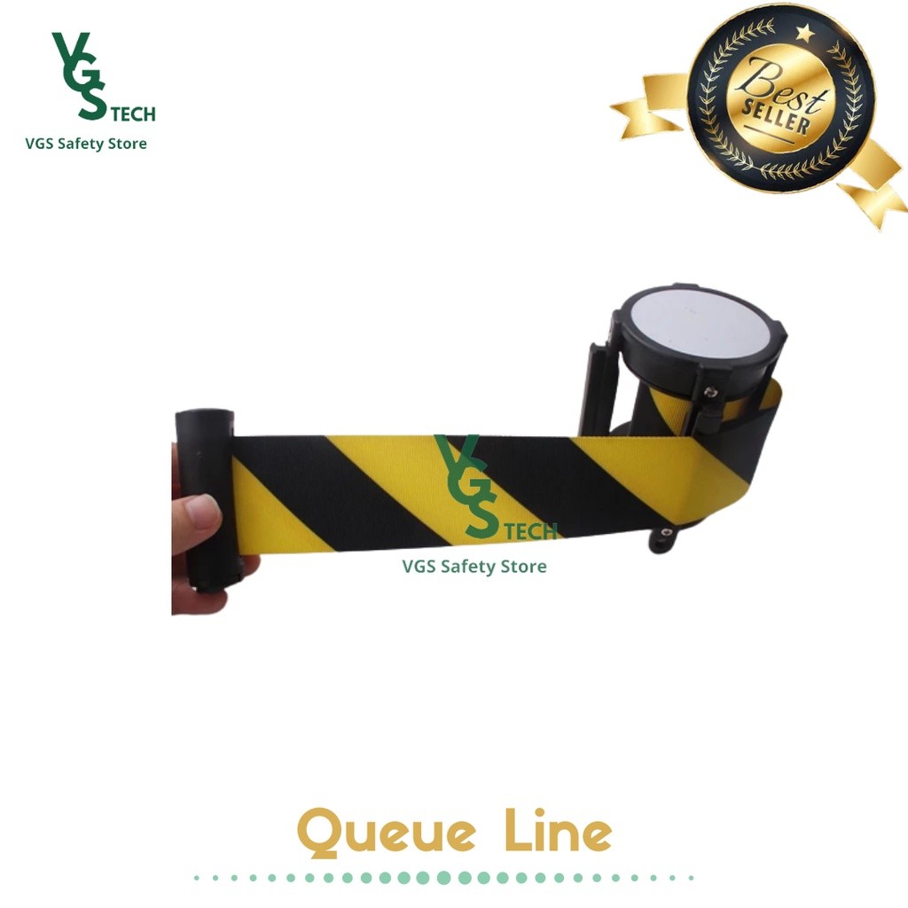 Queue Line Tiang Antrian Pita Police Line