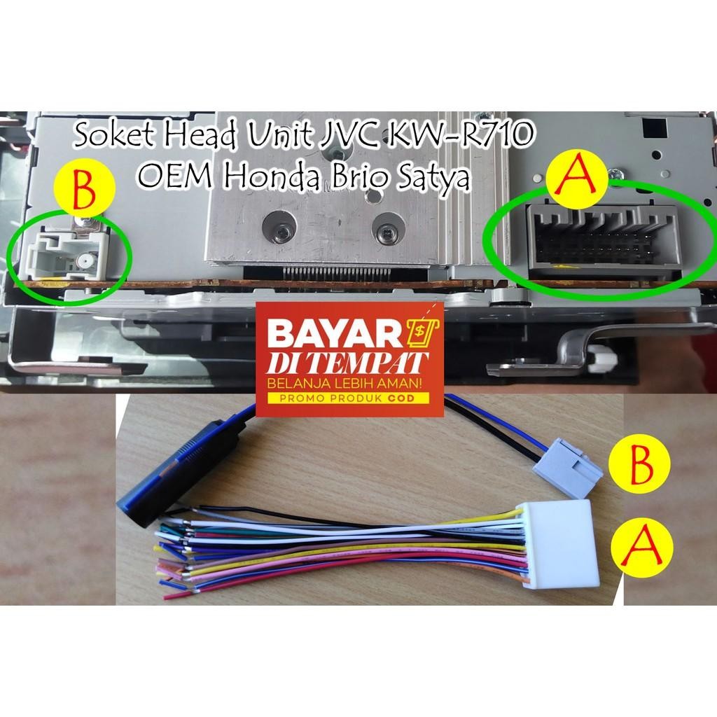 Soket Jvc Kw R710 Jvc Kw-R710 Oem Honda Brio Honda Mobilio