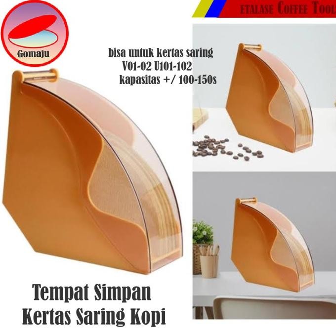 

sale! tempat kertas saringan kopi coffee filter storage penyimpan kertas v60