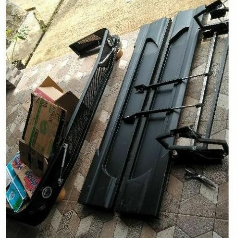 Bumper L300, Komplit  Depan & Spoiler Samping Jungkit Manual