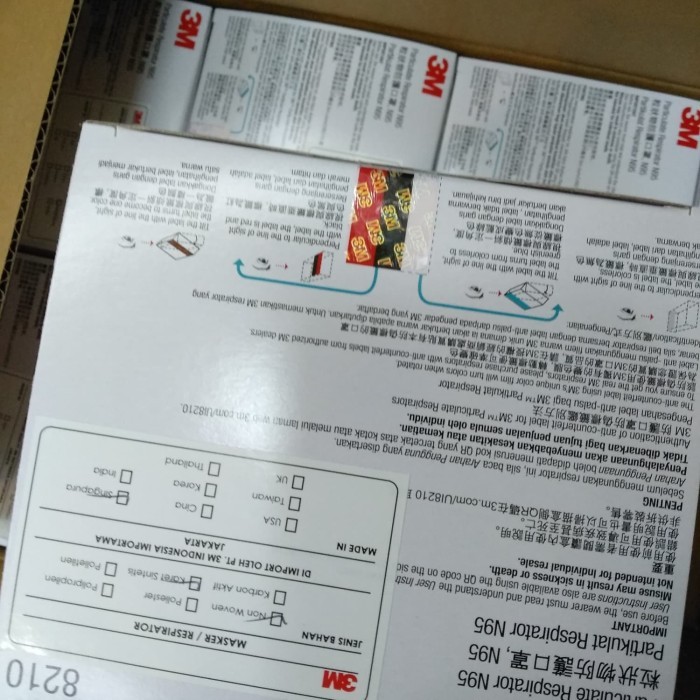 MASKER 3M 8210 N95 ORIGINAL