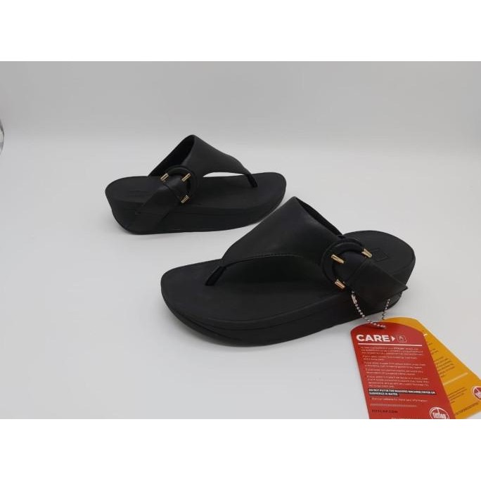 Fitflop Shiny Leather Flip Sandal Fitflop Wanita Original