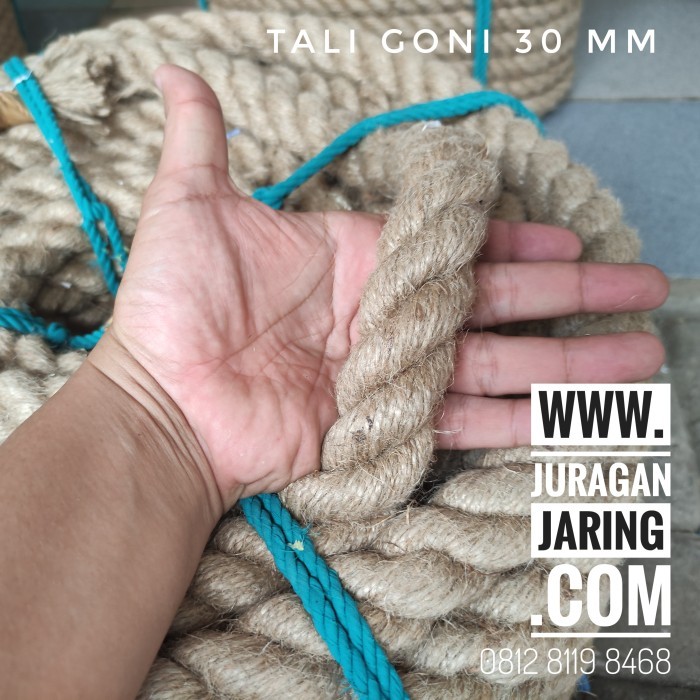 Tali Tambang Goni 30 Mm Dadung Besar Meteran New