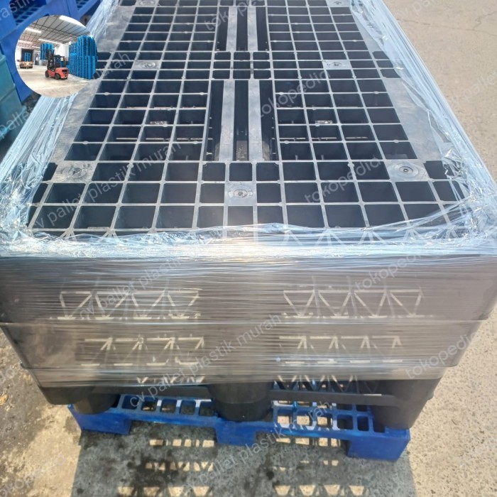 

TERBARU! palet plastik baru UK 8012015// pallet plastik baru type M jaring