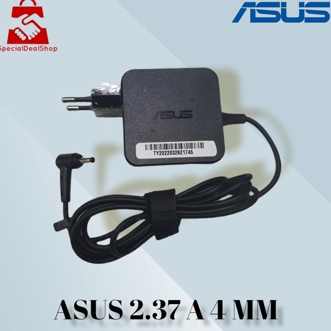 ori - adaptor charger cas laptop asus 19v-2.37a 45w (port kecil) 4.0x1.35mm
