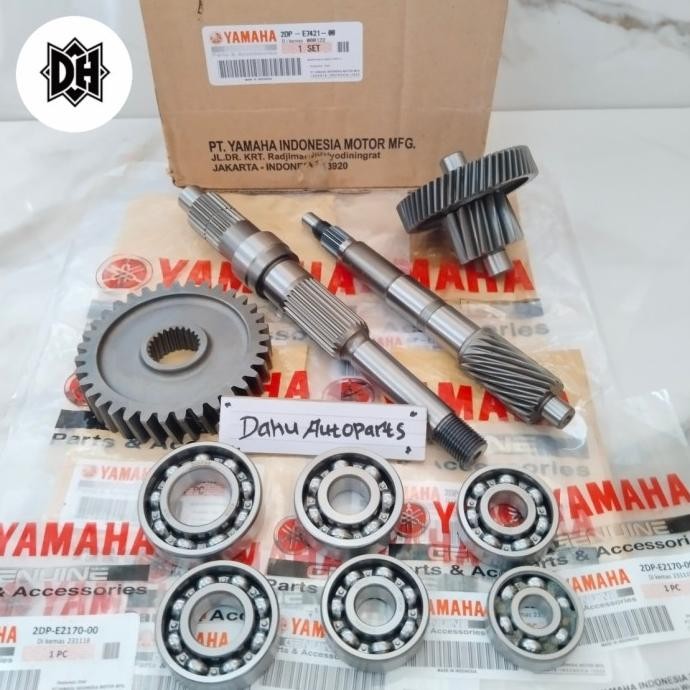 GIGI RASIO SET PLUS BEARING GIGI RASIO NMAX OLD NMAX NEW KODE 2DP ORI