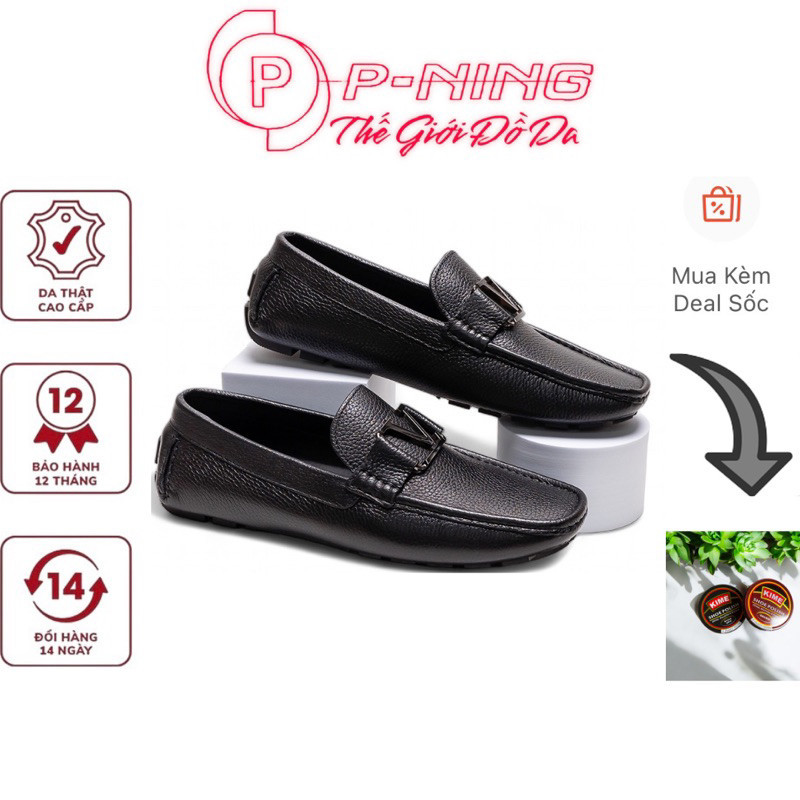 Sepatu Loafer Pria Lv M04:Pp-Ning:World of Leather dengan sol karet yang dijahit melalui sol |BAwJFm