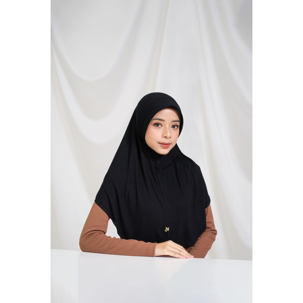 ZM Zaskia Mecca - Alodie Hijab Instant Bergo - Kerudung Rayon Spandex