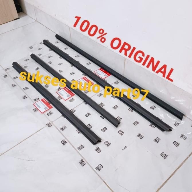 pelipit karet kaca luar jazz rs ge8 2008-2013 harga 1set original