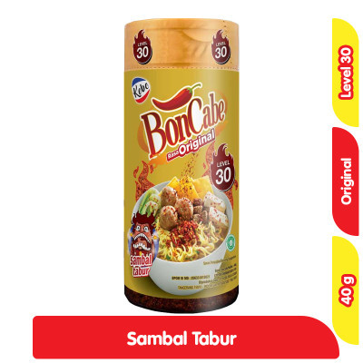 

Kobe BonCabe Sambal Tabur Level 30 Botol 40 g