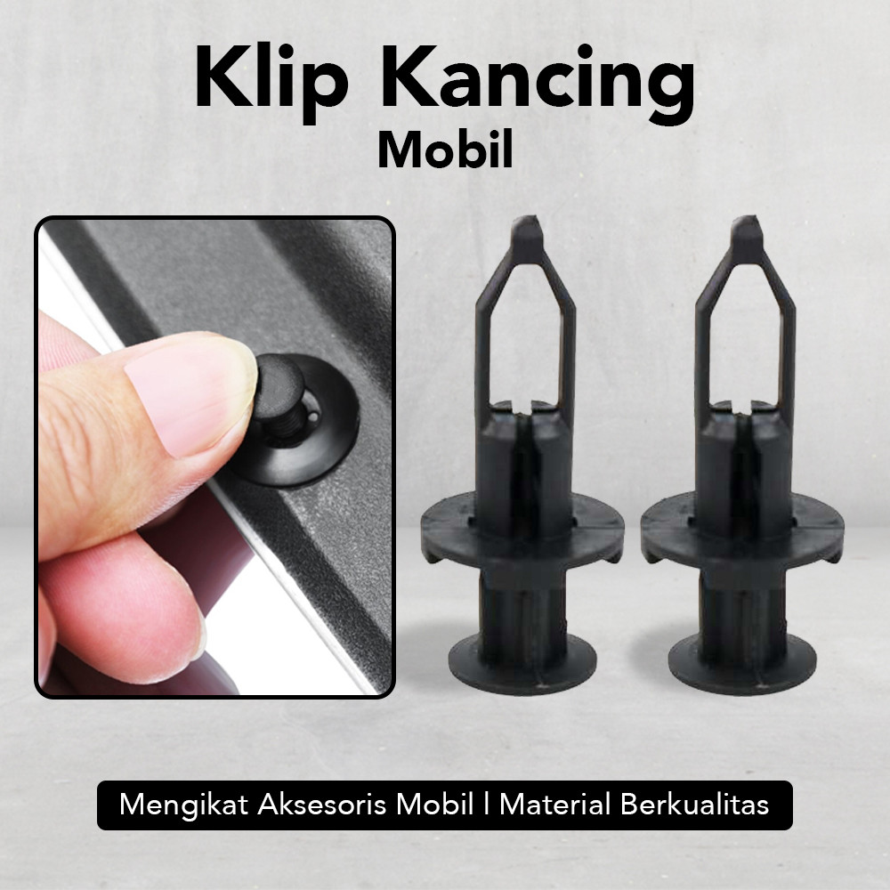

DIGITIK - Klip Kancing Plastic Car Buckle Rivet 20 PCS - 1184
