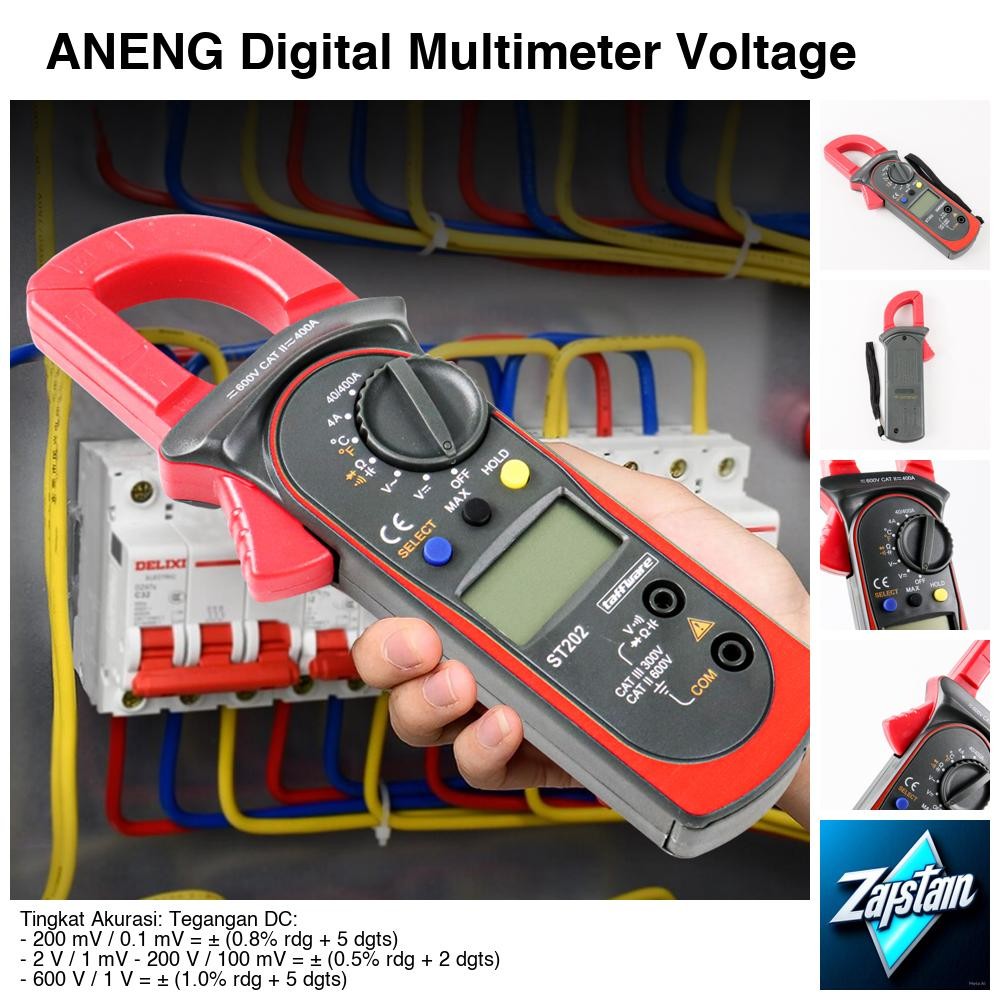 ANENG Digital Multimeter Voltage Tester Temperature - ST202