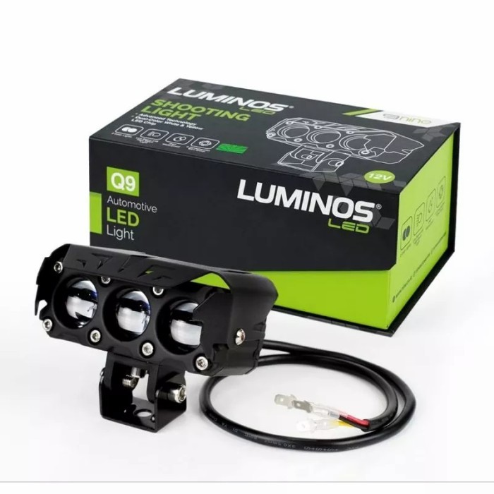 PROJI MINI LASER LAMPU TEMBAK SQL 3 MATA Hi LOW Q9 LUMINOS 9NINE