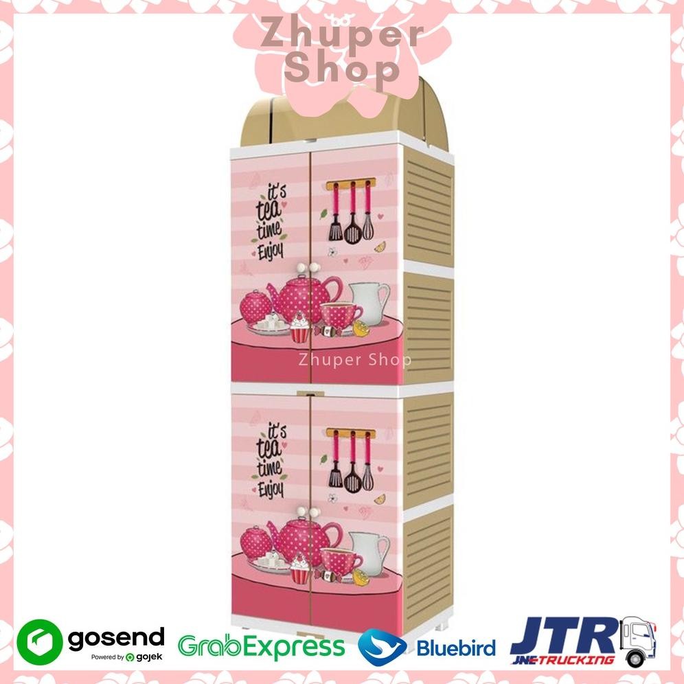 Naiba 4002 - Mini Dish Rack | Lemari sayur Plastik | Rak Piring Naiba | Rak Sayur | Lemari Dapur Pla