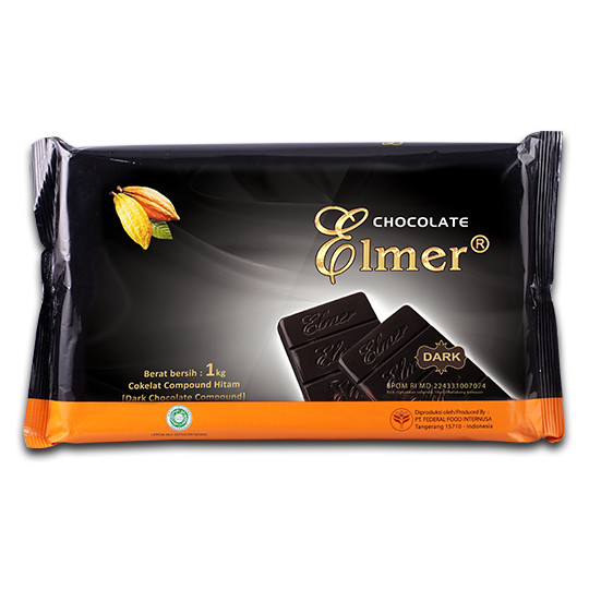 

ELMER CHOCOLATE COMPOUND GHANA 1 KG / DARK COOKING CHOCOLATE 1 KG