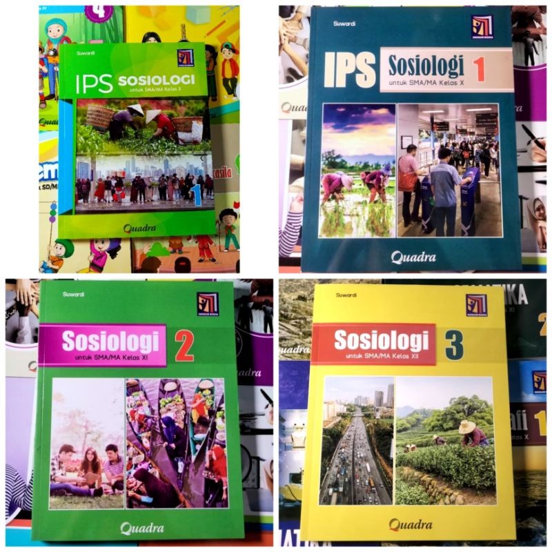 Buku Paket Sosiologi SMA Quadra Kelas 10-12 Kurikulum Merdeka
