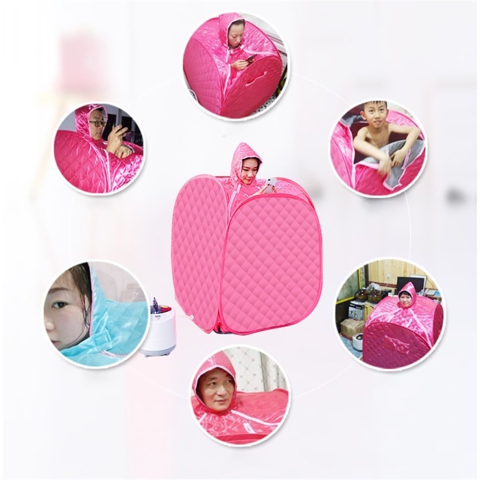 Murah Benbo kotak sauna / Portable Steam Sauna Alat / Alat Sauna Room Non COD