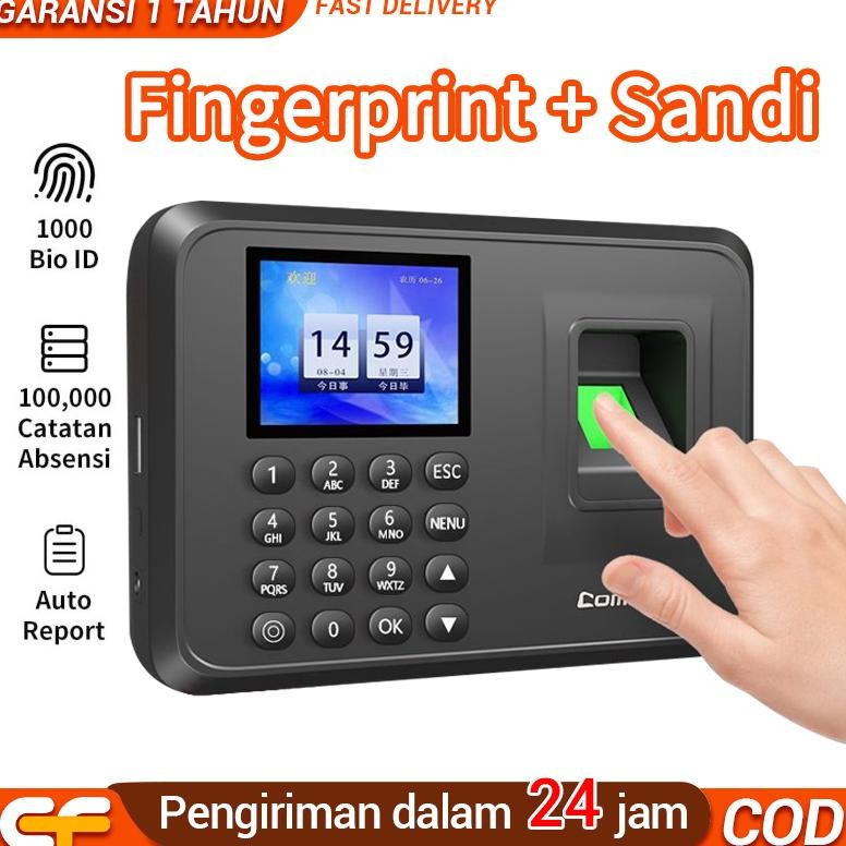 FINGERPRINT MESIN ABSENSI SOLUTION / MESIN ABSENSI / MESIN ABSEN FINGERPRINT PREMIUM TERMURAH