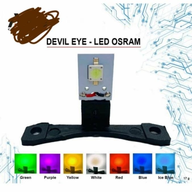 TERBARU DEVIL EYE BILED 2.5INCH/LAMPU DEVIL EYE PROJEKTOR BILED 2.5INCH AES
