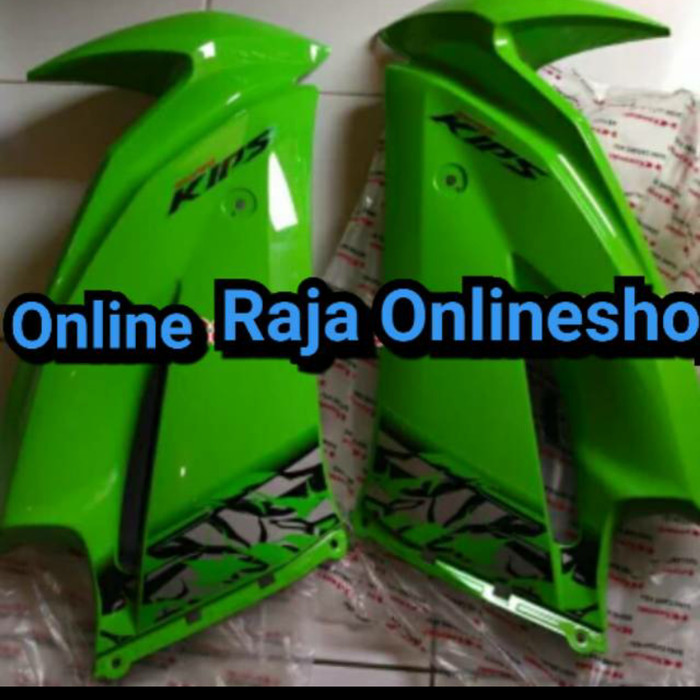 Fairing Ninja RR New Hijau Lis Batik 2013 Original Kawasaki
