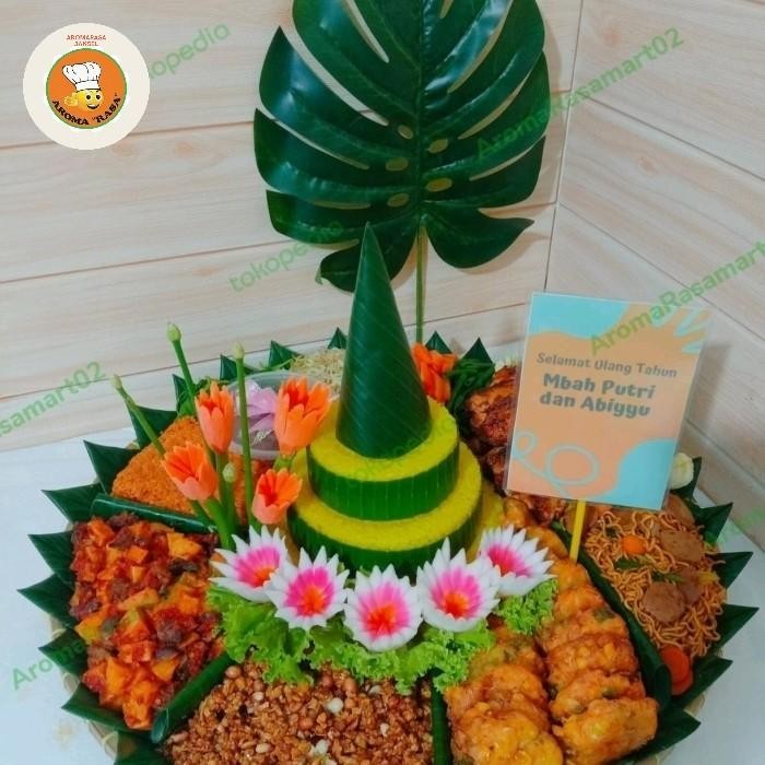 

Tumpeng Nasi Kuning/15Porsi/Aromarasamart02 Terlaris 100 % Original