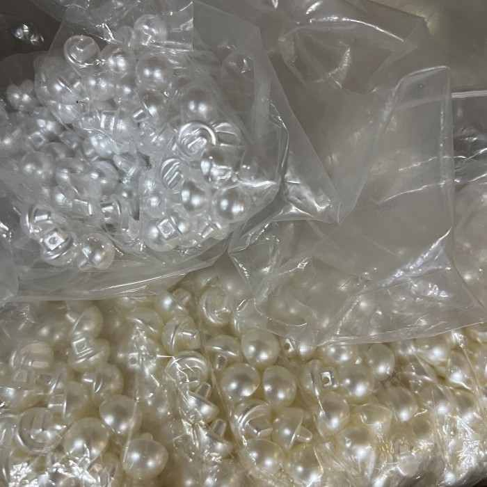 Kancing mutiara 1gross