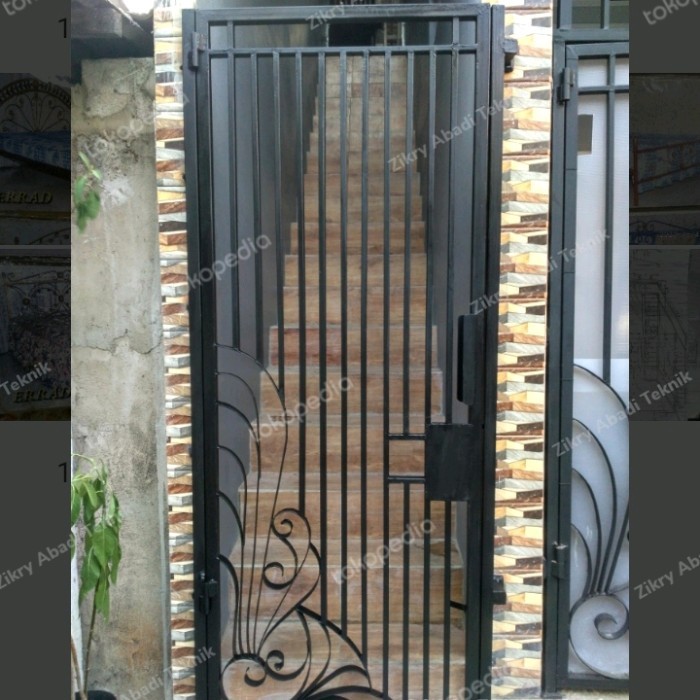TERBARU Pintu / Balkon / Pagar Besi Minimalis / Tralis / Railing Tangga