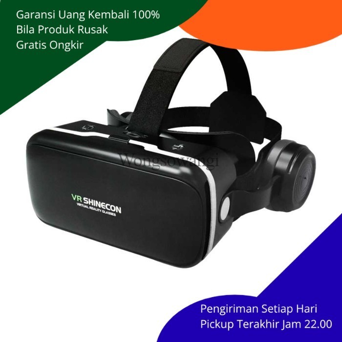 TERBARU VR Virtual Reality Box Game 3D Shinecon 6.0 Kacamata 3 Dimensi HP PROMO