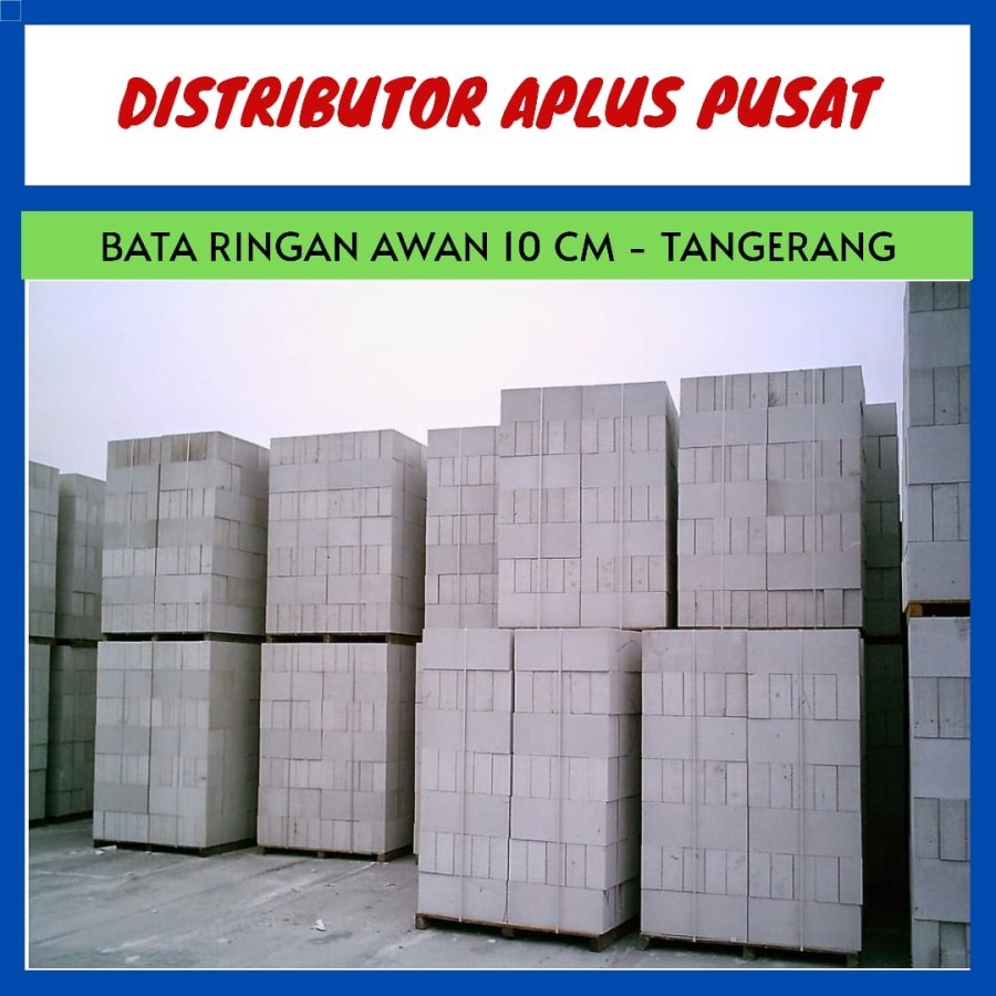 Bata Ringan Hebel 10 cm awan - Rangkas