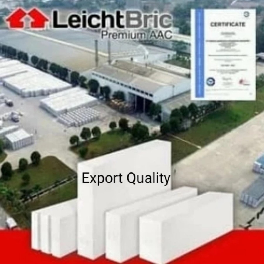 Hebel Bata Ringan 12.5 Kualitas SNI-BROCO Tangerang