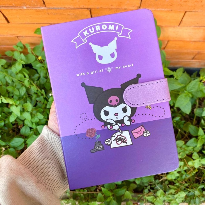 

Notebook A5 Sanrio Diary Magnetic Buku Tulis Cinamoroll Kuromi Melody