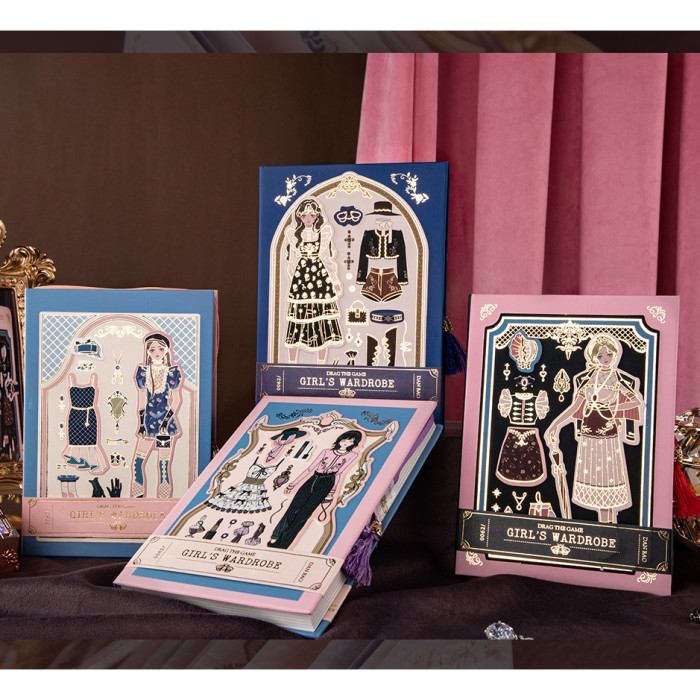 

Buku Notebook Diary Girls Wardrobe Hard Cover Buku Diary Catatan 0788