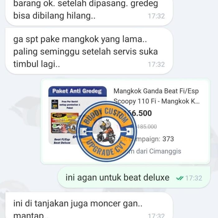 Paket Cvt Akselerasi Harian V2 Mangkok Kawahara Vario 125 150 160  Pcx 125 150 160 Adv 150 160 Stylo