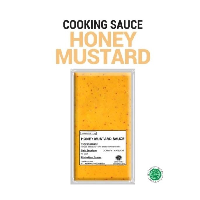 

Kewpie Honey Mustard Sauce 1kg | Saus Madu Mustard