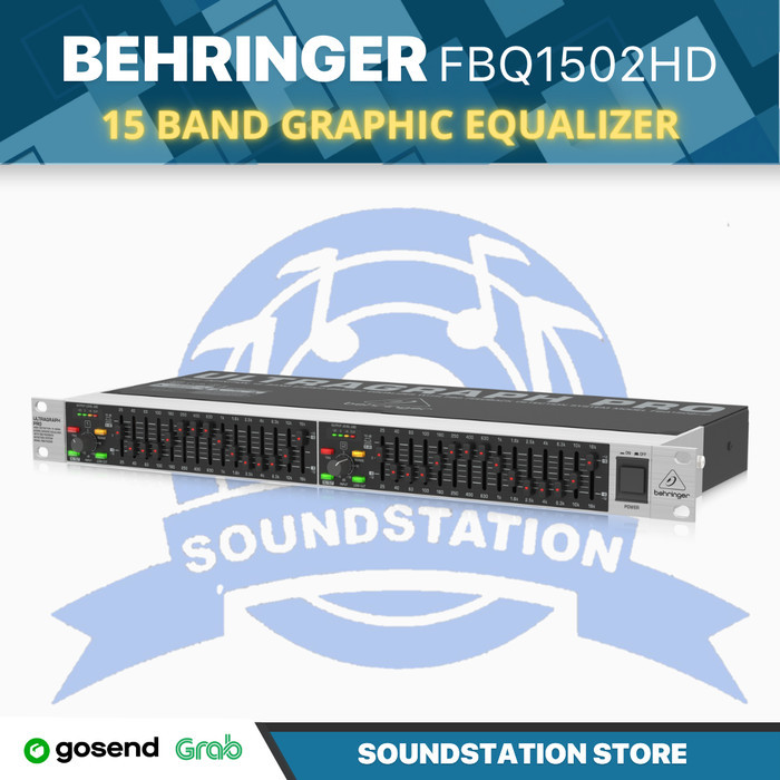 BEHRINGER ULTRAGRAPH PRO FBQ1502HD 15 Band Graphic Equalizer with FBQ
