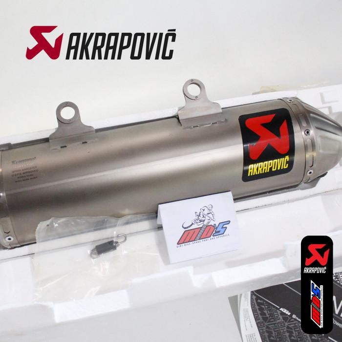 Akrapovic Slip-On Silencer Fixed Ktm Powerparts Knalpot Motor Exhaust Dirt Bike Sxs10450512 Termurah