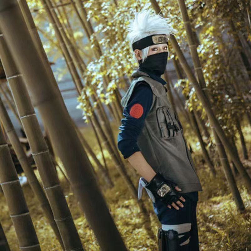 Kostum Anime Naruto Konoha cosplay Pakaian