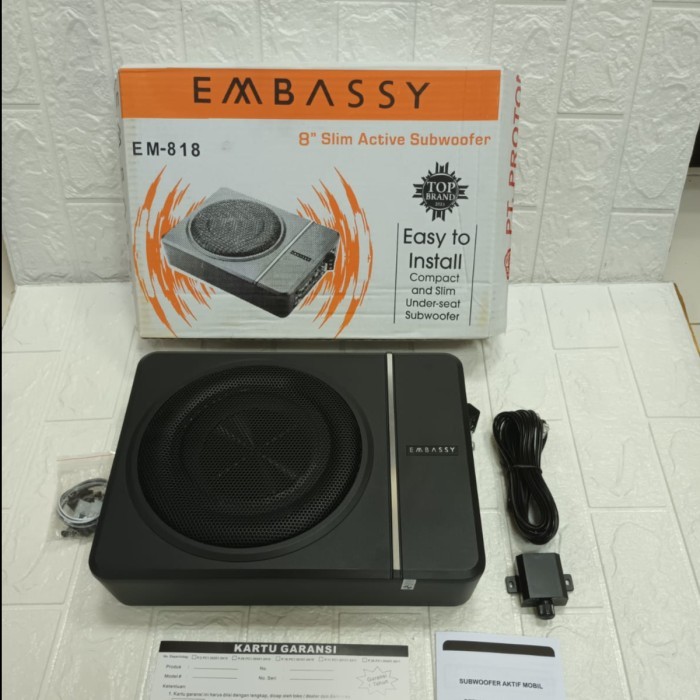 TERLARIS subwoofer kolong embassy EM - 818