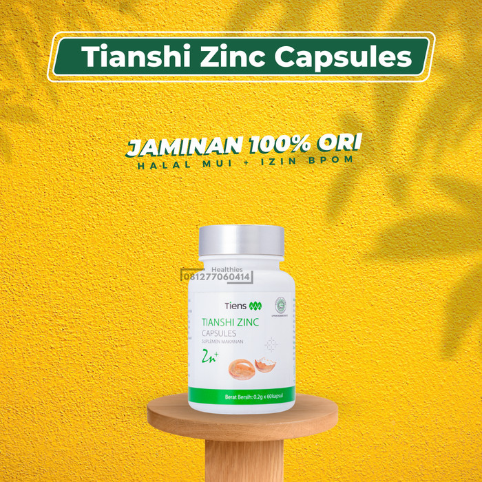 Zinc Penumbuh Rambut Nutrisi Rambut Rontok Vitamin Rambut