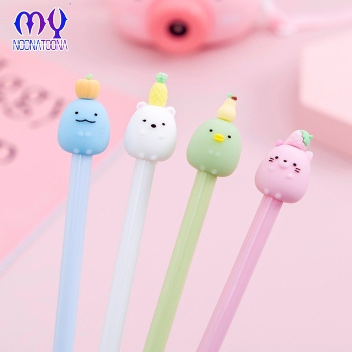 

Pena Tinta Hitam Pulpen Karakter Hewan Lucu Pulpen Alat Tulis Anak