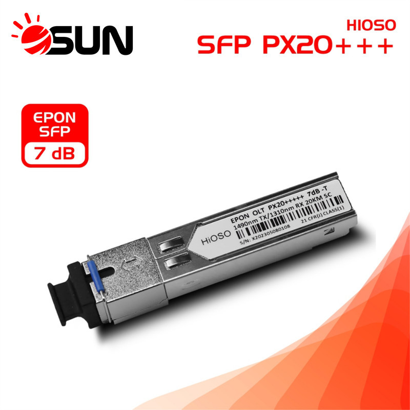 SFP 7dBM PX20+++ Modul OLT EPON 64 Client - SFP 7 dB Original HSGQ Hioso VSOL Fujitomo Original