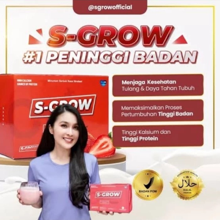 Peninggi Badan Alami S-Grow Original